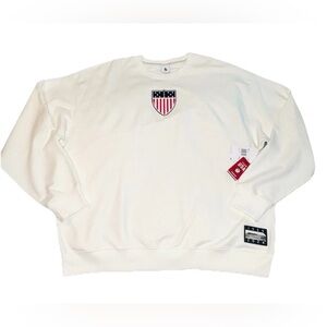 Men's Nike White Team USA Solo Swoosh 1924 Pack Pullover Sweatshirt XXL